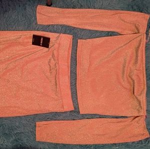 Forever 21 Crop and Skirt Party Set